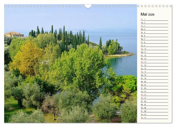 Produktbild: Gardasee (Wandkalender 2026 DIN A3 quer), CALVENDO Monatskalender