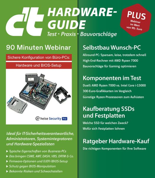 Produktbild: C't Hardware-Guide 2023