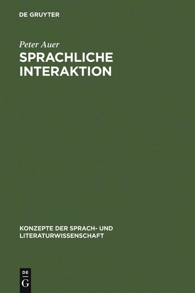 Produktbild: Sprachliche Interaktion