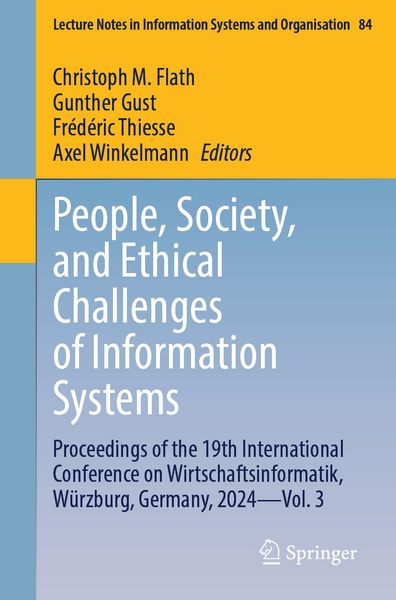 Produktbild: People, Society, and Ethical Challenges of Information Systems