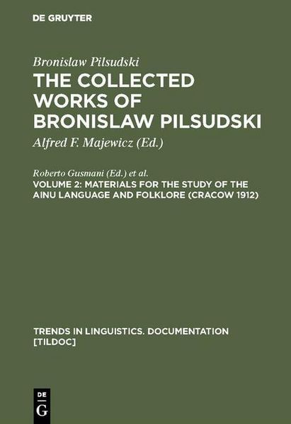 Produktbild: Materials for the Study of the Ainu Language and Folklore (Cracow 1912)