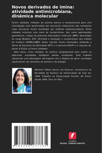 Produktbild: Novos derivados de imina: atividade antimicrobiana, din&acirc;mica molecular