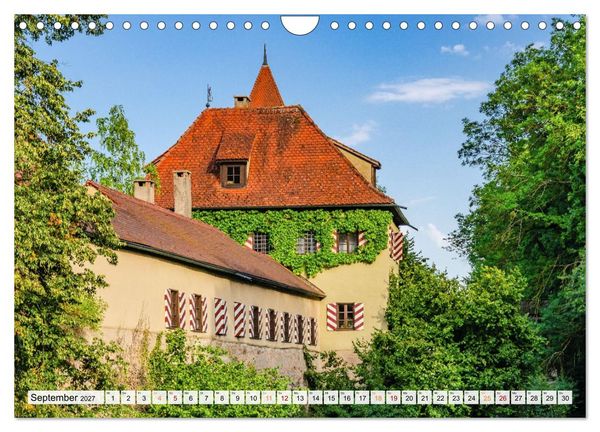 Produktbild: Dinkelsb&uuml;hl - Zw&ouml;lf Momente in der Altstadt (Wandkalender 2027 DIN A4 quer), CALVENDO Monatskalender