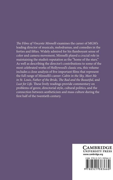 Produktbild: The Films of Vincente Minnelli