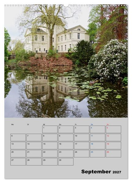 Produktbild: D&uuml;sseldorfer Burgen und Schl&ouml;sser (Wandkalender 2027 DIN A2 hoch), CALVENDO Monatskalender
