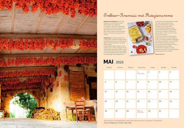 Produktbild: Amore per Gusto-Kalender 2025 Kalender Italien