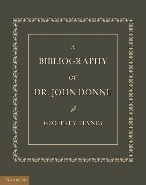 Produktbild: A Bibliography of Dr. John Donne