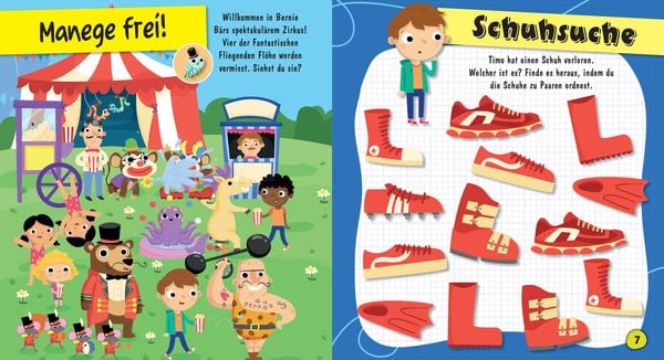 Produktbild: Bunte Bilderr&auml;tsel f&uuml;r Schlauk&ouml;pfe. Labyrinthe, Suchbilder, Memory, Puzzles, Sudokus, Fehler finden u.v.m. f&uuml;r Kinder ab 6 Jahren