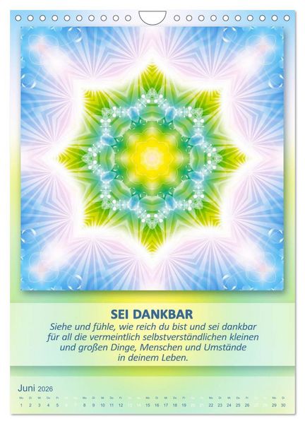 Produktbild: Light Energy Mandalas - Kalender - Vol. 1 (Wandkalender 2026 DIN A4 hoch), CALVENDO Monatskalender