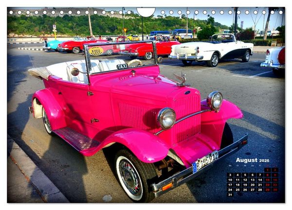 Produktbild: Pink Lady - Ford Modell A in Havanna (Wandkalender 2026 DIN A4 quer), CALVENDO Monatskalender