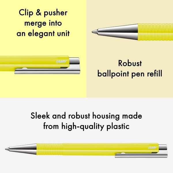 Produktbild: LAMY Kugelschreiber 204 LAMY logo M+ neonyellow