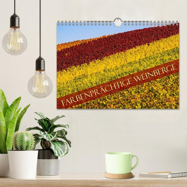 Produktbild: Farbenpr&auml;chtige Weinberge (Wandkalender 2026 DIN A4 quer), CALVENDO Monatskalender