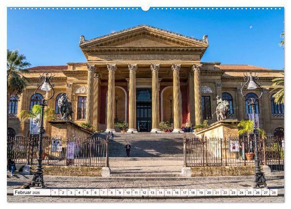 Produktbild: Sizilien - Palermo (Wandkalender 2026 DIN A2 quer), CALVENDO Monatskalender