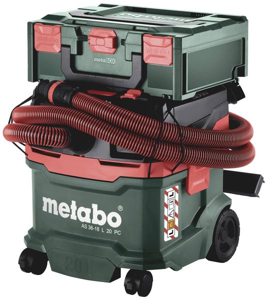 Produktbild: Metabo AS 36-18L 20 PC 602071850 Akku-Sauger 20l ohne Akku, ohne Ladeger&auml;t