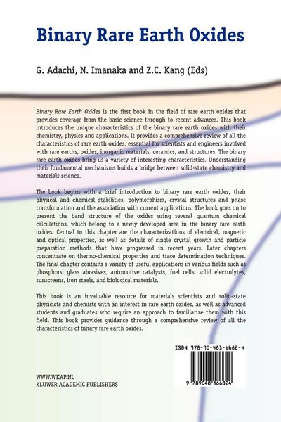Produktbild: Binary Rare Earth Oxides