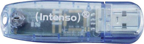 Produktbild: Intenso Rainbow Line USB-Stick 4 GB Blau 3502450 USB-A (USB 2.0)