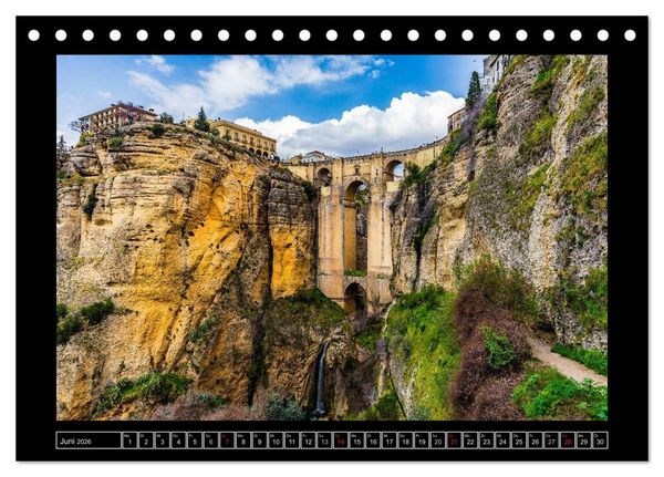 Produktbild: Andalusien - Die Seele Spaniens (Tischkalender 2026 DIN A5 quer), CALVENDO Monatskalender