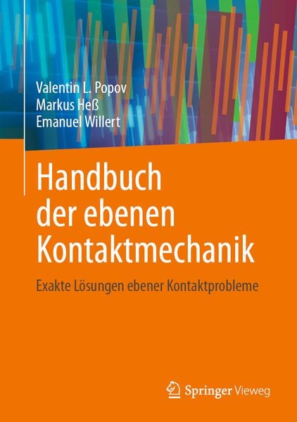 Produktbild: Handbuch der ebenen Kontaktmechanik