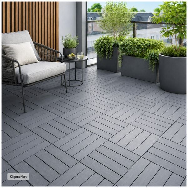 Produktbild: HTI-Living HTI-Living Bodenplatte 9-teilig Nessa Klick HTI-Living Bodenplatte 9-teilig Nessa Klick
