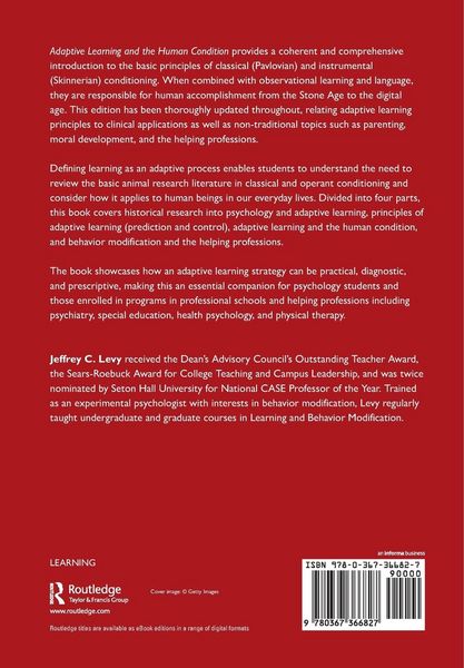 Produktbild: Adaptive Learning and the Human Condition