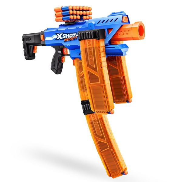 Produktbild: ZURU XSHOT - Insanity Clip Blaster motorisiert mit Darts