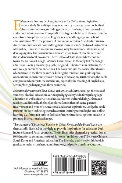 Produktbild: Educational Practices in China, Korea, and the United States