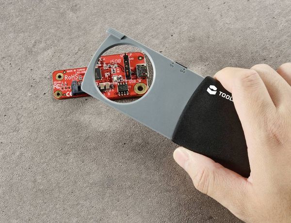 Produktbild: TOOLCRAFT TO-8997039 Handlupe mit LED-Beleuchtung Vergr&ouml;&szlig;erungsfaktor: 2.5 x