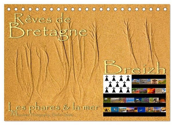 Produktbild: Rêves de Bretagne - Breizh (Calendrier de bureau 2026 DIN A5 vertical), CALVENDO calendrier mensuel