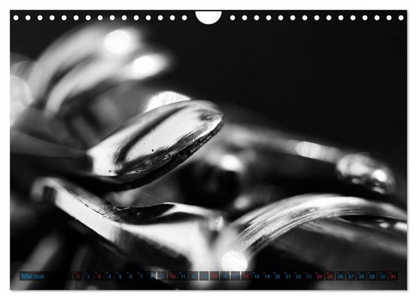 Produktbild: Klarinette - close up (Wandkalender 2026 DIN A4 quer), CALVENDO Monatskalender