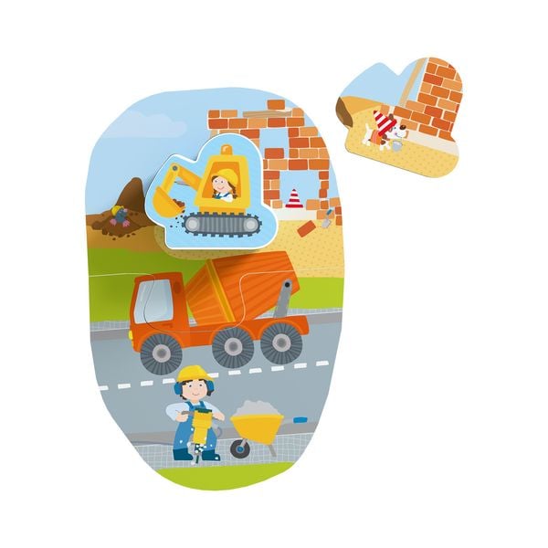 Produktbild: 4 erste Puzzles Baustelle