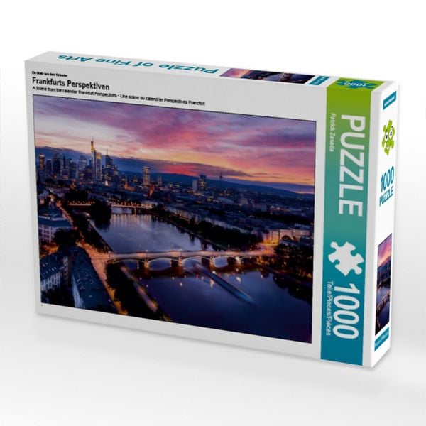 CALVENDO Puzzle Ein Motiv aus dem Kalender Frankfurts Perspektiven | 1000 Teile Lege-Größe 64 × 48 cm Foto-Puzzle für glückliche Stunden