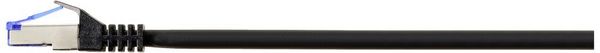 Produktbild: Renkforce RF-6830464 RJ45 Patchkabel CAT 6a S/FTP 5.00m Schwarz 1St.