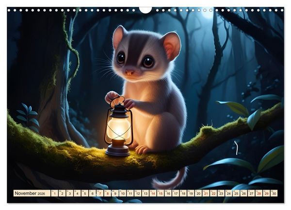 Produktbild: Tiere dieser Welt - Niedliche Tiere in witzigen Momenten (Wandkalender 2026 DIN A3 quer), CALVENDO Monatskalender
