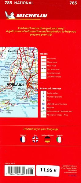 Michelin Australien 1:4 000 000