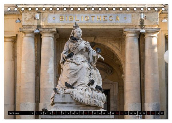 Produktbild: Valletta - Malta (Tischkalender 2026 DIN A5 quer), CALVENDO Monatskalender