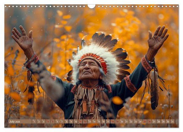 Produktbild: Native American Soul (Wall Calendar 2026 DIN A3 landscape), CALVENDO 12 Month Wall Calendar
