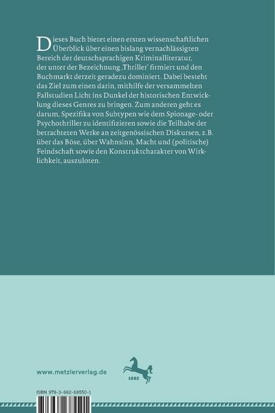 Produktbild: Der deutschsprachige Thriller