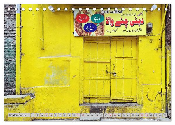 Produktbild: Farbenfrohes Pakistan (Tischkalender 2027 DIN A5 quer), CALVENDO Monatskalender