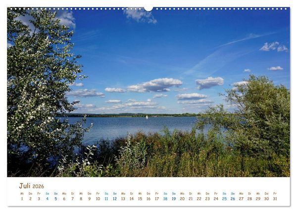 Produktbild: Brombachsee und Umgebung (hochwertiger Premium Wandkalender 2026 DIN A2 quer), Kunstdruck in Hochglanz