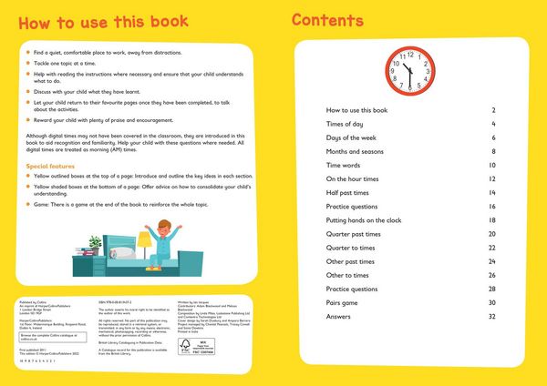 Produktbild: Collins Easy Learning Age 5-7 -- Telling Time Ages 5-7: New Edition
