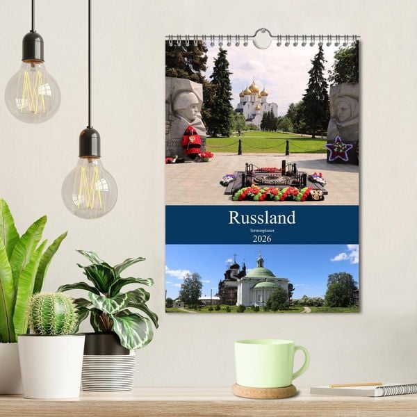 Produktbild: Russland - Terminplaner (Wandkalender 2026 DIN A4 hoch), CALVENDO Monatskalender