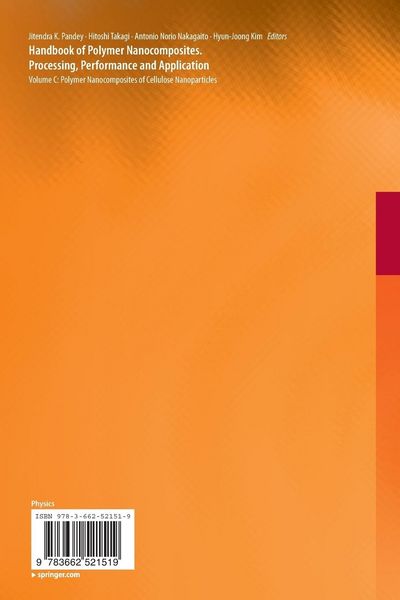 Produktbild: Handbook of Polymer Nanocomposites. Processing, Performance and Application