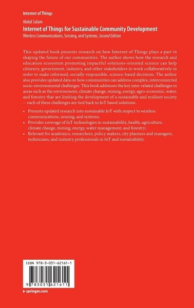 Produktbild: Internet of Things for Sustainable Community Development