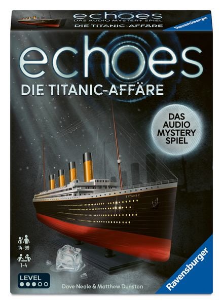 Produktbild: echoes Die Titanic-Aff&auml;re &ndash; H&ouml;rspiel trifft Gesellschaftsspiel ab 14 Jahren