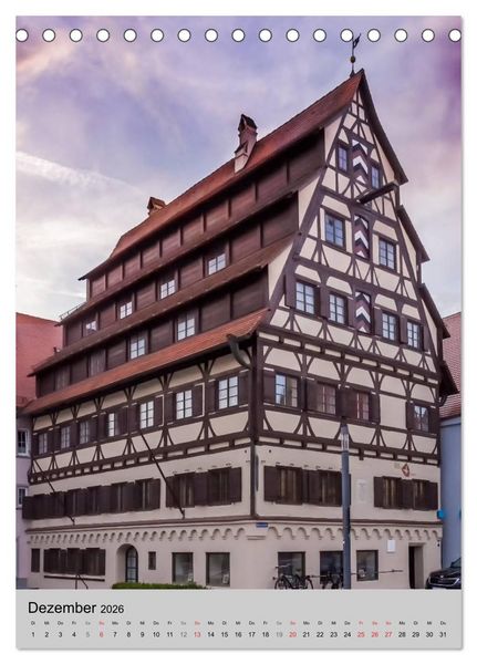 Produktbild: ALLG&Auml;U Idylle und Historie (Tischkalender 2026 DIN A5 hoch), CALVENDO Monatskalender