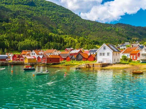 Produktbild: CALVENDO Puzzle Solvorn, Dorf am Sognefjord 1000 Teile Lege-Gr&ouml;&szlig;e 64 x 48 cm Foto-Puzzle Bild von J&uuml;rgen Feuerer