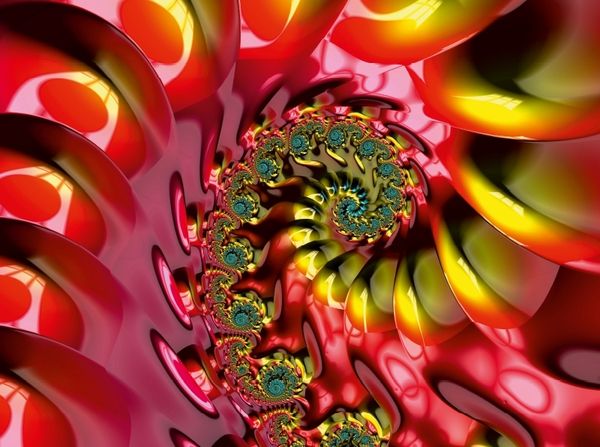 Produktbild: Red Lamellas Spiral (Puzzle)