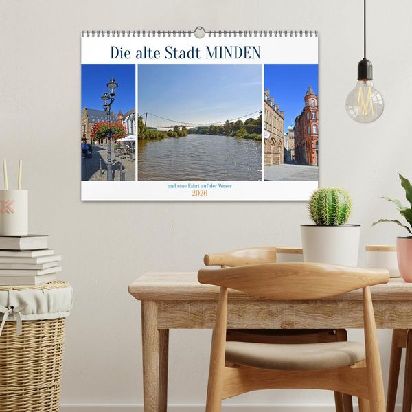 Produktbild: Die alte Stadt MINDEN (Wandkalender 2026 DIN A3 quer), CALVENDO Monatskalender