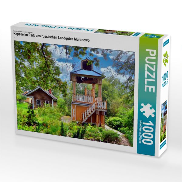 Produktbild: CALVENDO Puzzle Kapelle im Park des russischen Landgutes Muranowo | 1000 Teile Lege-Gr&ouml;&szlig;e 64x48cm Foto-Puzzle f&uuml;r gl&uuml;ckliche Stunden