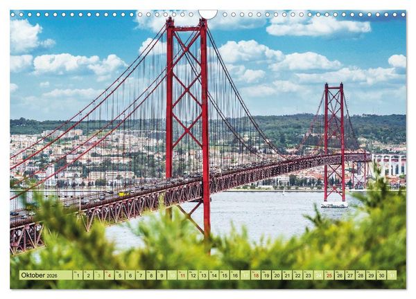 Produktbild: Mein Lissabon (Wandkalender 2026 DIN A3 quer), CALVENDO Monatskalender